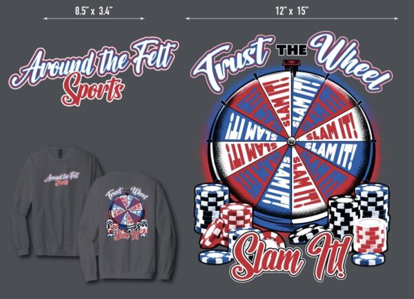 Around the Felt Sports Crew Necks - Image 2