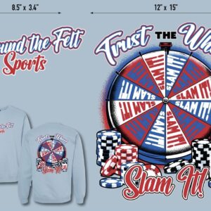 Around the Felt Sports Crew Necks