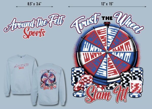 Around the Felt Sports Crew Necks